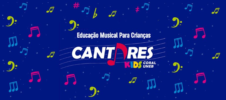 UNEB inscreve para aulas de educação musical infantil do Coral Cantares: até 31/07